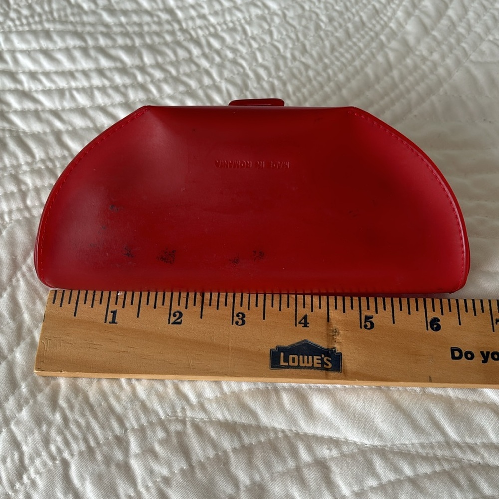Prada Red Vintage Sunglasses Case rounded aviator large case - Picture 11 of 11